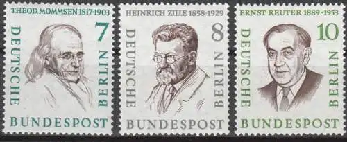 Berlin (West)  Nr 163 - 165 Postfrisch / **