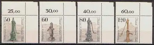 Berlin (West)  Nr 689 - 692 (Eckrandstücke) Postfrisch / **