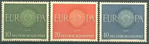 Bundesrep. Deutschland  Nr 337 - 339 Postfrisch / **