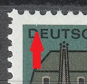 Bundesrep. Deutschland  Nr 424 (Plattenfehler) Postfrisch / **