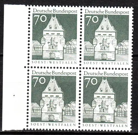 Bundesrep. Deutschland  Nr 497 (4-er Block) Postfrisch / **