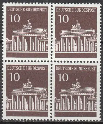 Bundesrep. Deutschland  Nr 506 v (4-er Block) Postfrisch / **