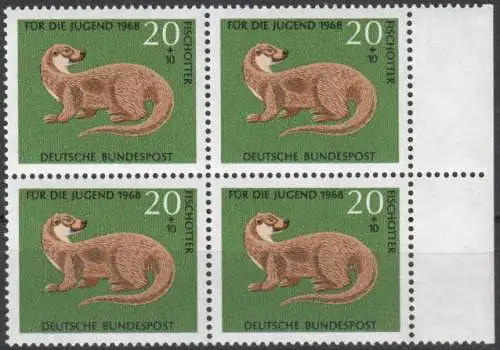 Bundesrep. Deutschland  Nr 550 (4-er Block) Postfrisch / **