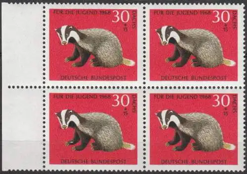 Bundesrep. Deutschland  Nr 551 (4-er Block) Postfrisch / **