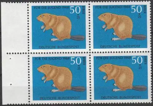 Bundesrep. Deutschland  Nr 552 (4-er Block) Postfrisch / **