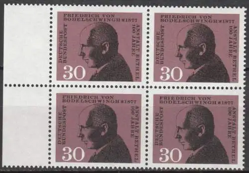 Bundesrep. Deutschland  Nr 537 (4-er Block) Postfrisch / **