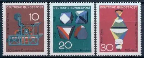 Bundesrep. Deutschland  Nr 546 - 548 Postfrisch / **