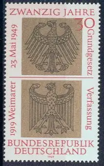 Bundesrep. Deutschland  Nr 585 Postfrisch / **
