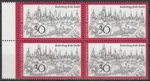 Bundesrep. Deutschland  Nr 603 (4-er Block) Postfrisch / **