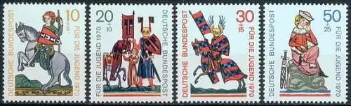 Bundesrep. Deutschland  Nr 612 - 615 Postfrisch / **
