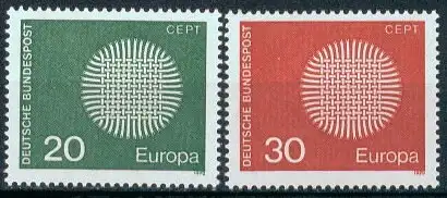 Bundesrep. Deutschland  Nr 620 - 621 Postfrisch / **