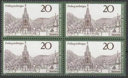 Bundesrep. Deutschland  Nr 654 (4-er Block) Postfrisch / **