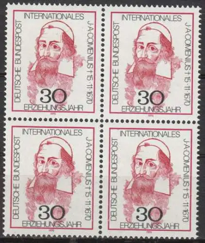 Bundesrep. Deutschland  Nr 656 (4-er Block) Postfrisch / **