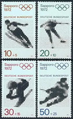 Bundesrep. Deutschland  Nr 680 - 683 Postfrisch / **