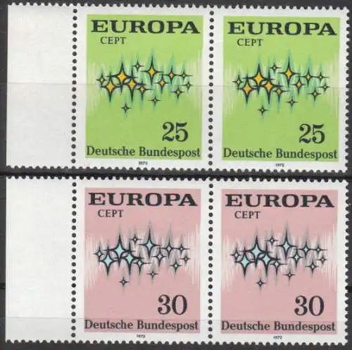 Bundesrep. Deutschland  Nr 716 - 717 (Markenpaare) Postfrisch / **