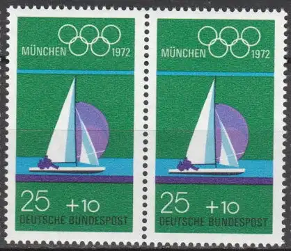 Bundesrep. Deutschland  Nr 720 (Markenpaar) Postfrisch / **