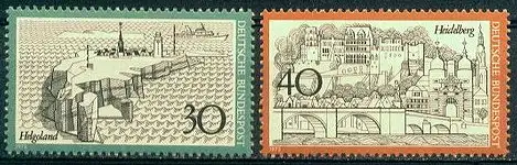 Bundesrep. Deutschland  Nr 746 - 747 Postfrisch / **