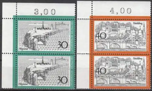 Bundesrep. Deutschland  Nr 746 - 747 (Markenpaare) Postfrisch / **
