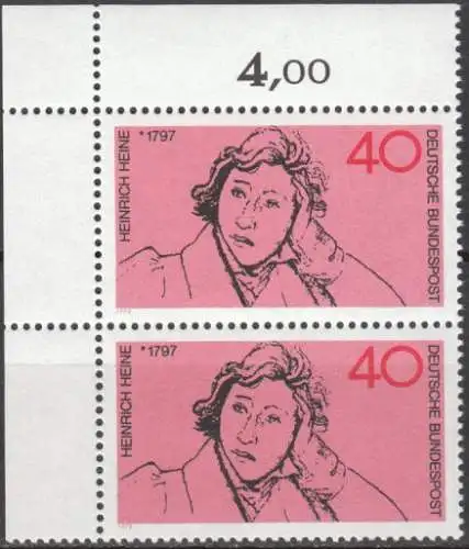 Bundesrep. Deutschland  Nr 750 (Markenpaar) Postfrisch / **
