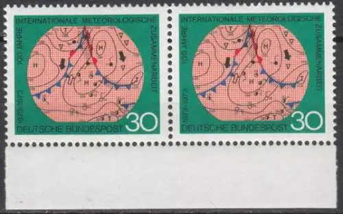 Bundesrep. Deutschland  Nr 760 (Markenpaar) Postfrisch / **