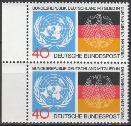 Bundesrep. Deutschland  Nr 781 (Markenpaar) Postfrisch / **