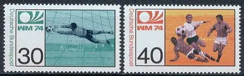 Bundesrep. Deutschland  Nr 811 - 812 Postfrisch / **