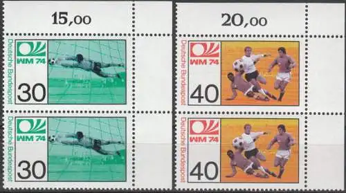 Bundesrep. Deutschland  Nr 811 - 812 (Markenpaare) Postfrisch / **