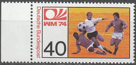 Bundesrep. Deutschland  Nr 812 (Schmitzdruck der Farbe Schwarz) Postfrisch / **