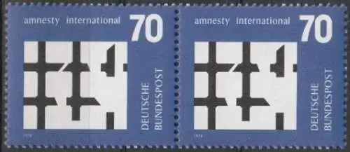 Bundesrep. Deutschland  Nr 814 (Markenpaar) Postfrisch / **