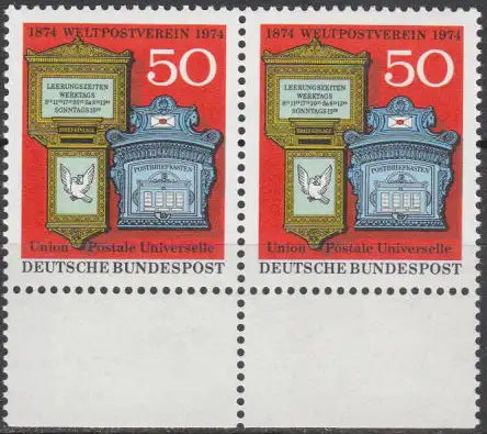 Bundesrep. Deutschland  Nr 825 (Markenpaar) Postfrisch / **