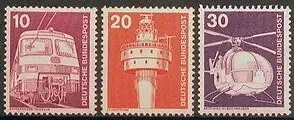Bundesrep. Deutschland  Nr 847 - 849 Postfrisch / **