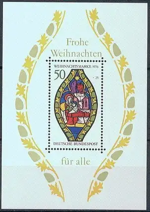 Bundesrep. Deutschland  Nr 912 (Block 13) Postfrisch / **