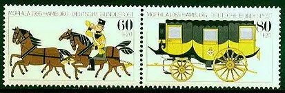 Bundesrep. Deutschland  Nr 1254 - 1255  (Zusammendruck W Zd 5) Postfrisch / **