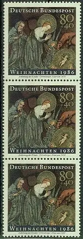 Bundesrep. Deutschland  Nr 1303 (3-er Streifen) Postfrisch / **