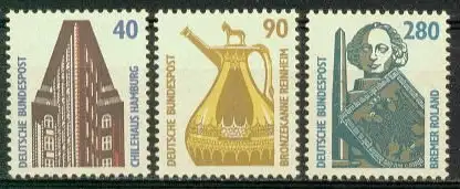 Bundesrep. Deutschland  Nr 1379 u  -  1381 u Postfrisch / **