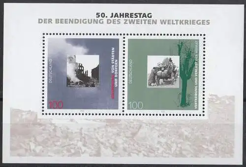 Bundesrep. Deutschland  Nr 1794 - 1795 (Block 31) Postfrisch / **
