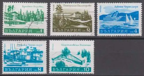 Bulgarien  Nr 2066 - 2070 Eckstempel/Wellenstempel