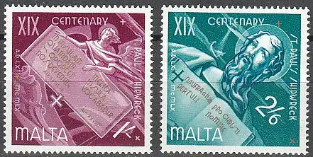 Malta  Nr 270 - 271 Postfrisch / **