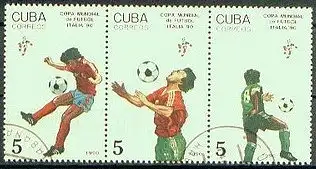 Kuba (Republik)  Nr 3356 - 3358 (Dreierstreifen) / Q