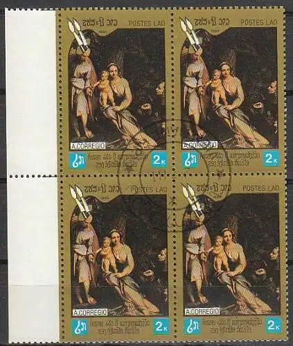 Laos  Nr 760 (4-er Block) / Q