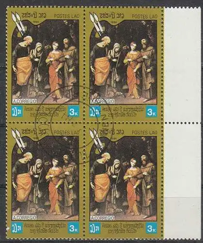 Laos  Nr 762 (4-er Block) / Q