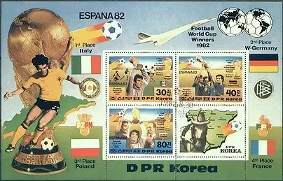 Korea-Nord  Nr 2271 - 2273 (Block 124) Zentraler Rund / Vollstempel