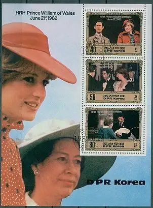 Korea-Nord  Nr 2287 - 2289 (Block 129) Zentraler Rund / Vollstempel