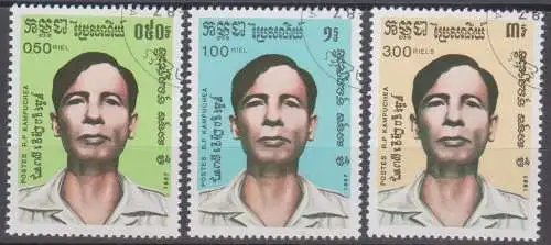 Kambodscha  Nr 827 - 829 Q
