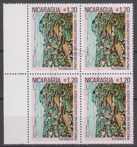 Nicaragua  Nr 2295 Q (4-er Block mit Rand)