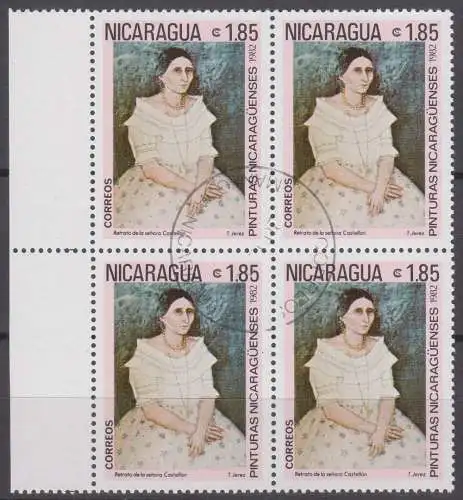 Nicaragua  Nr 2296 Q (4-er Block mit Rand)
