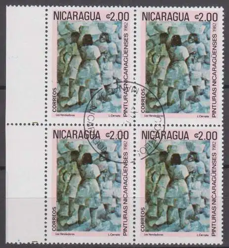 Nicaragua  Nr 2297 Q (4-er Block mit Rand)