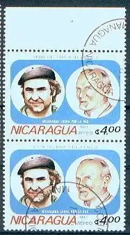 Nicaragua  Nr 2373 Q (Markenpaar mit Rand)