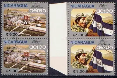 Nicaragua  Nr 2597 - 2598 Q (Markenpaare)