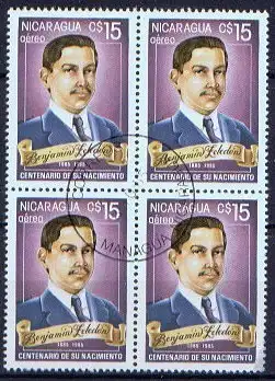 Nicaragua  Nr 2611 Q (4-er Block)